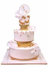 This design can be customized for a different occasion this listing is for. Personalised Retro And Shabby Chic Vintage Wedding Cake In Belgium The French Cake Company