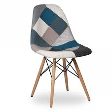 Looking to bring understated elegance to your favorite seating group? Blue Patchwork Chair Designer Chairs Furnmod