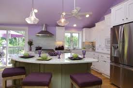 Purple macaroons with lilac flowers. 30 Purple Kitchen Ideas Photos