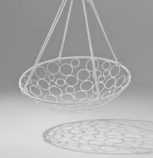 Basket Circle Hanging Swing Chair Architonic The hanging style includes two cushions and cotton and linen fabric.
