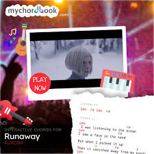 But now take me home take me home where i belong i can't take it anymore i was painting a picture the picture was a painting of you and for a moment i thought you were there but again, it wasn't true and all this time i have been lying Aurora Runaway Chords