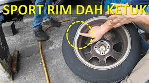 Kalau sport rim bengkok (sambil tunjuk kat kereta) macam nie boleh repair ke? Proton Saga Fl Sport Rim Sport Rim Bengkok Langgar Kayu Dah Ketuk Jadi Macam Asal Youtube