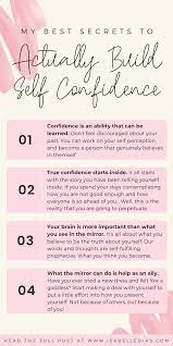 How To Be More Confident As A Woman | Self Confidence Tips, Building Self  Confidence, Self Confidence