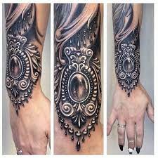 Pretty Tattoo Filigree Tattoo Tattoos Jewel Tattoo