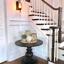 Stairs have their own set of rules within the code and it is important to learn them when planning run refers to the length of the staircase, regardless of height. Dawson 40 Round Pedestal End Table Foyer Decorating Stairway Decorating Round Foyer Table