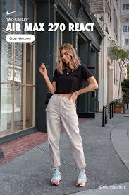 This air max 270 react says nike in korean. With A Lightweight Fit And Feel Air Max 270 React Is Your Perfect Sneaker For Summer Now On Nike Com Air Max Outfit Air Max 270 React Outfit 270 Outfit