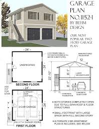 1152 1 24 4 X 24 Behm Design Above Garage Apartment Two Story Garage Garage Plans