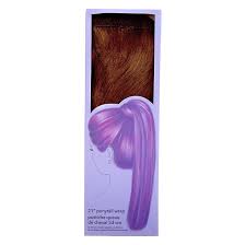 Faux Straight Hair Ponytail Wrap Brown Claire S