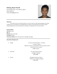 Cv templates approved by recruiters. The Most Example Of A Resume Format Example Of A Resume Format Resume Template Online Sample Resume Format Basic Resume Examples Basic Resume Format