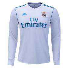 Shop the hottest real madrid football kits and shirts to make your excitement clear this football season. Adidas Real Madrid Long Sleeve Home Jersey 17 18 Soccer Shirts Sports Jersey Design Real Madrid