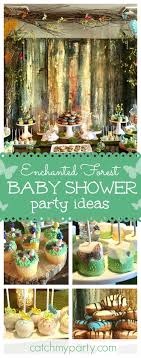 Enchanted Forest Baby Shower Enchanted Forest Birthday Party Catch My Party Enchanted Forest Baby Shower Fairy Baby Showers Forest Baby Showers