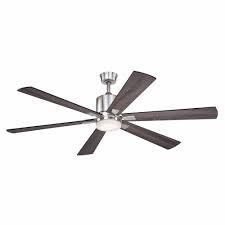 Led indoor brushed nickel ceiling fan with remote control. Sand Stable 60 Drisko 6 Blade Led Standard Ceiling Fan With Remote Control And Light Kit Included Reviews Wayfair