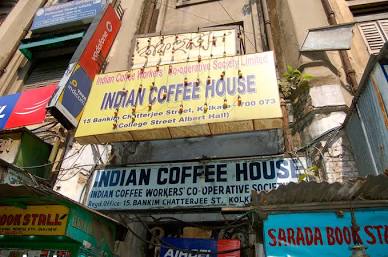 Historic Indian Coffee House facade on College Street, AI generated