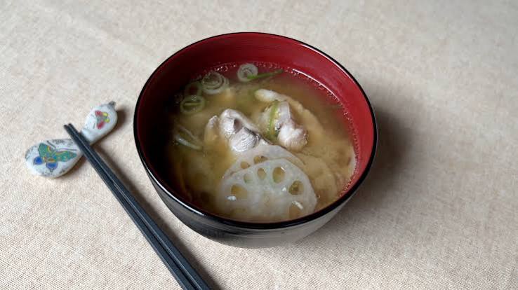 Renkon Miso Soup