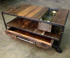Rated 5 out of 5 stars. Rustic Wood And Metal Coffee Table