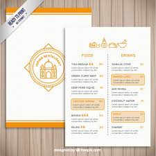 Indian Restaurant Template Vector Free Download