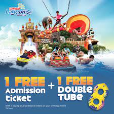 Top 10 best attractions in. Sunway Pals Promotions Free One 1 Sunway Lagoon Adult Admission And One 1 Double Tube For Birthday
