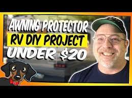 1 Rv Awning Protector Diy Project Under 20 73 Youtube Rv Shower Head Rv Diy Projects Rv