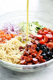 I'm back with another recipe! The Best Italian Pasta Salad With Pepperoni Foodiecrush Com