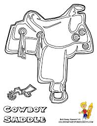 Western Saddles Colouring Pages Cowboy Pictures Coloring Pages Inspirational Coloring Pages