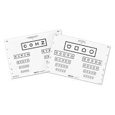 vic lea symbols sloan letter screening chart lea test