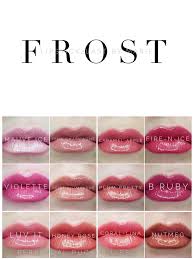 frost lipsense color chart collage for 2016 in 2019 lip