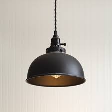 Dome Pendant Light Black Ctw Home Collection