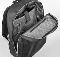 Rucksack schwarz, Polyamid (recycelt) / Polyester (recycelt)