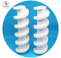 C795 C799 Alumina Threaded Ceramic Pipe Thread Tube Ceramic Auger