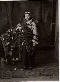Studio Photograph of a Parsee Woman ...
