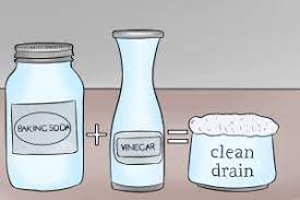 You can use white vinegar and water to once a month, mix half a cup of vinegar with half a cup of baking soda. How To Unclog A Drain With Baking Soda Unclogadrain Com