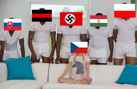The partition of Czechoslovakia (1938-1939, Colourized) : HistoryMemes