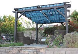 Diy Pergola Cover With Rit And Home Depot Painters Cloth Fabric Polyester Dye Pergola Patio Pergola Diy Pergola
