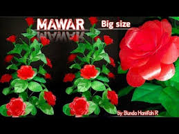 Making Rose Flowers From Plastic Bag Ll Diy Bunga Mawar Dari Plastik Kresek Youtube Di 2020 Mawar Bunga