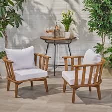 Teague Outdoor Patio Chair With Cushions Outdoor Patio Chairs Patio Chairs Lounge Chair Outdoor