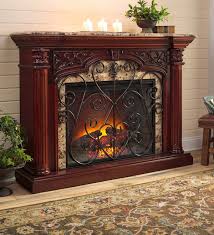 The 8 best fireplace screens. Jamestown Electric Fireplace With Marble Mantel Plowhearth