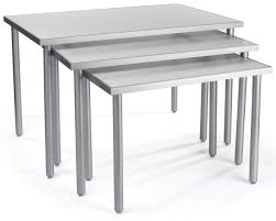 White round nesting tables (set of 3) useful and elegant, side tables are more useful and elegant, side tables are more than just a place to throw your mail or place a lamp. 3 Piece Nesting Tables Small Medium And Large Fixtures