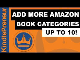 How To Add More Amazon Book Categories To Your Book You Can Rank For 10 Youtube Book Categories Amazon Books Novel Writing