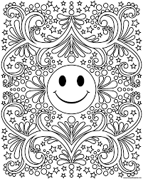 Happy face party theme using yellow as a primary color brings a bright sunny look to your event. Don T Eat The Paste Happy Face Coloring Page