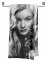 Veronica Lake Vintage Hollywood Actress Bath Towel