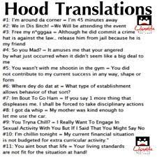 Hood Translations Funny Ghetto Quotes Funny Quotes For Instagram Ghetto Quotes