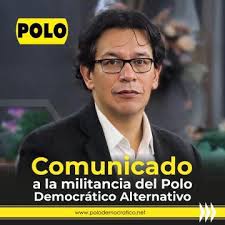 Gran noticia la designación de Alberto Benavidesdes como nuevo presidente  del @PoloDemocratico. Te deseo éxitos en esta responsabilidad y cuentas con  mi respaldo en la tarea de liderar nuestro tránsito hacia el