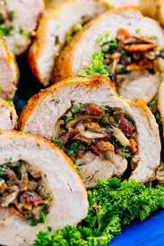 Cook tenderloin as instructed above. Stuffed Pork Tenderloin Video Natashaskitchen Com