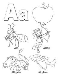Letter A Alphabet Coloring Pages Abc Coloring Letter A Coloring Pages