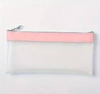 1pc TPU Transparent Pencil Case, Korean Style, Large Capacity, High School  Student Fashion Accessory, Ins Inspired, Organizer Bag for Stationery