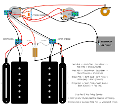 Seymour duncan has created an insanely large database of pickup wiring diagrams that cover every imaginable combination. Check My Wiring Diagram With 4 Pickups To Simulate P Rails 2 Dpdt On Off On To Simulate Sd Triple Shots A 3 Way Pickup Seletor And 2 Pots With Switchs On The Bottom To
