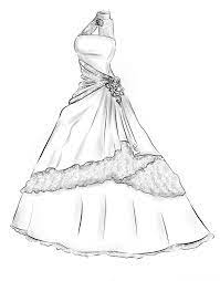Exploring marvelous designer through a series of garments. Wedding Dress 2 By Izumik Dress Design Drawing Fashion Drawing Dresses Dress Sketches