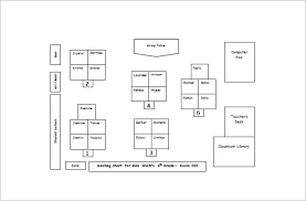 classroom seating chart template 10 free sample example