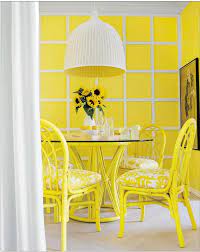 Bright Yellow Dining Room Decoration Picture Living Room Decor Yellow Walls Yellow Dining Room Yellow Home Decor