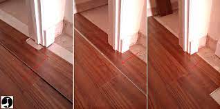 Whether you have engineered wood, laminate, or vinyl flooring, choose. How To Lay Laminate In A Doorway For Perfect Flooring Transitions